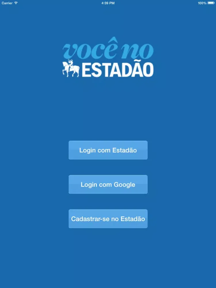 Você no Estadão iPad  Screenshots