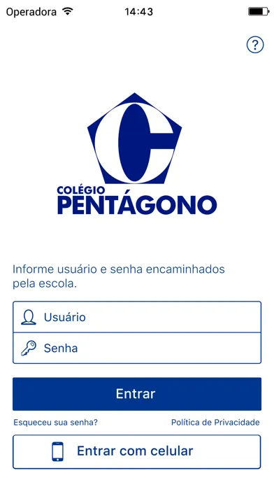 Tangkapan layar Colégio Pentágono RJ