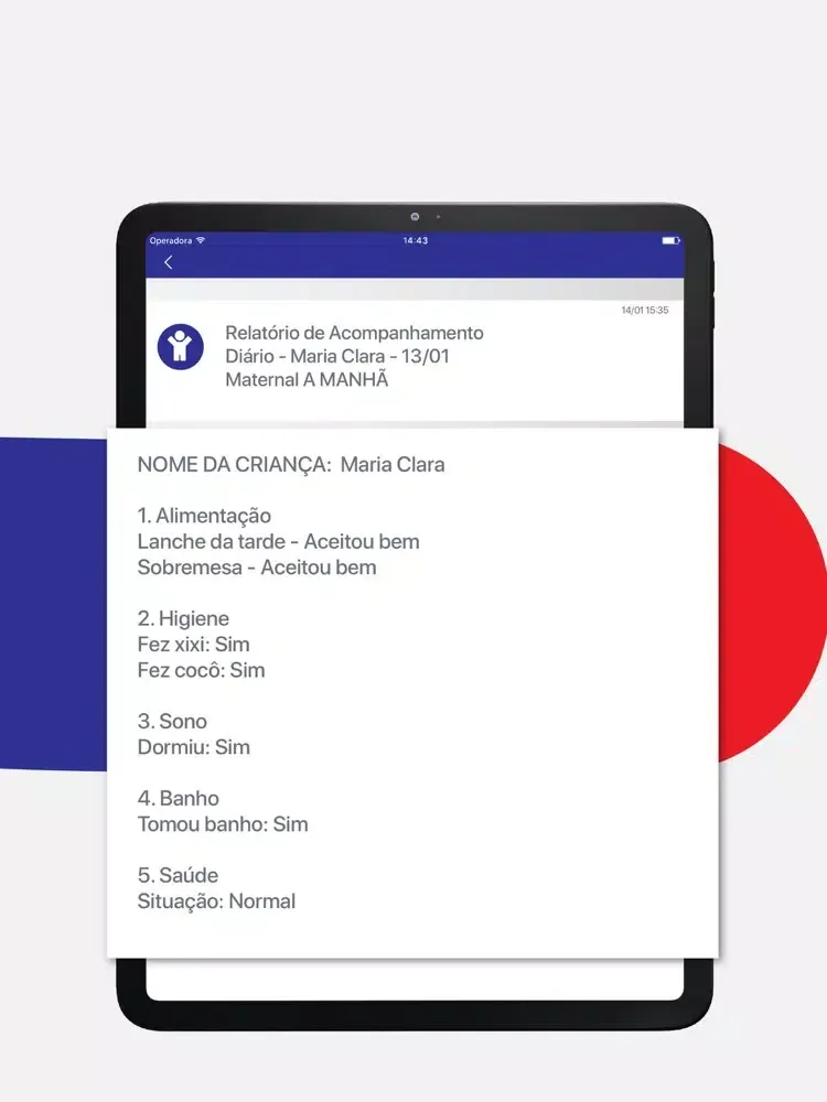 Ảnh chụp màn hình của Colégio Criativo Palmas iPad 