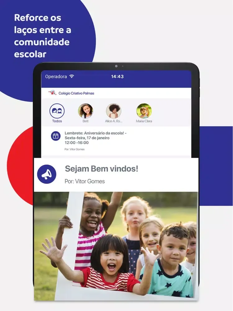 Ảnh chụp màn hình của Colégio Criativo Palmas iPad 