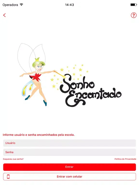 Tangkapan layar Sonho Encantado Creche Escola iPad 