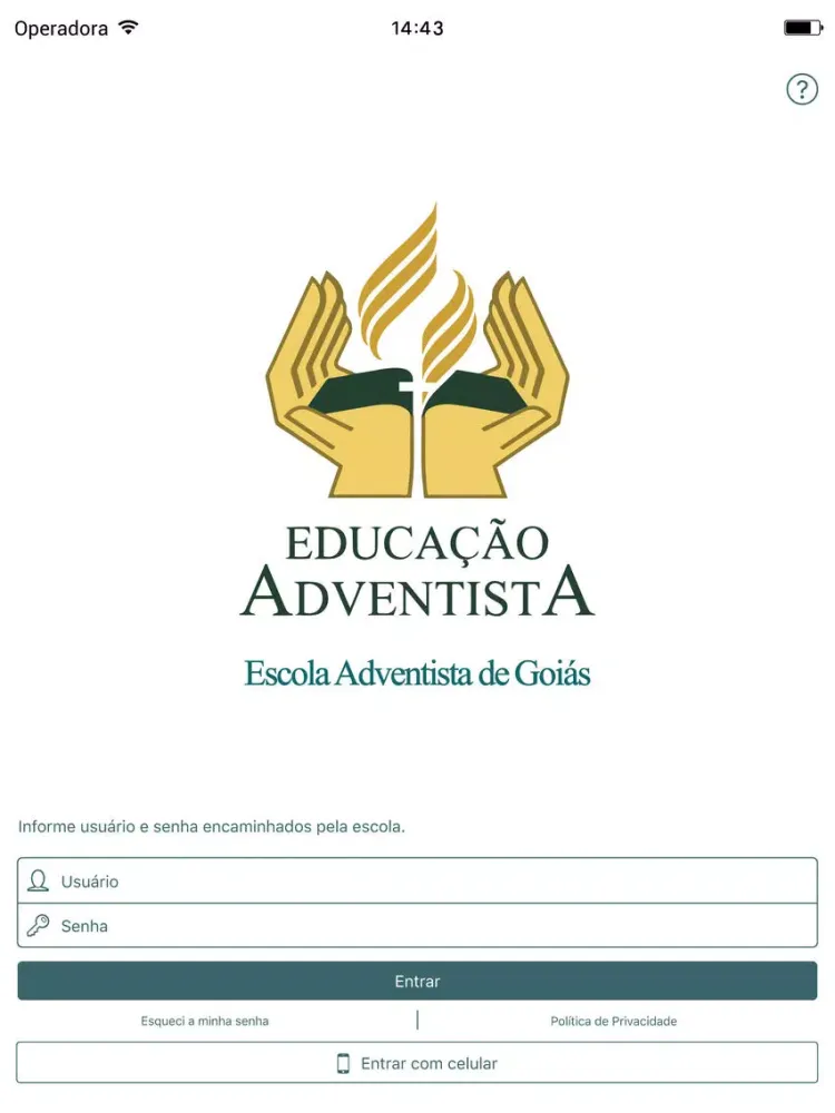 Escola Adventista de Anápolis iPad  স্ক্রিনশট