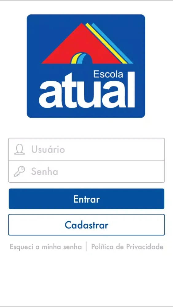 Tangkapan skrin Escola Atual
