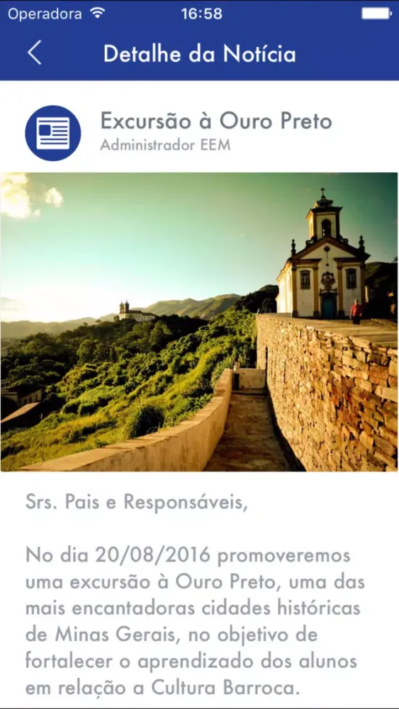 Screenshot di Escola de Educação Infantil Formiguinha