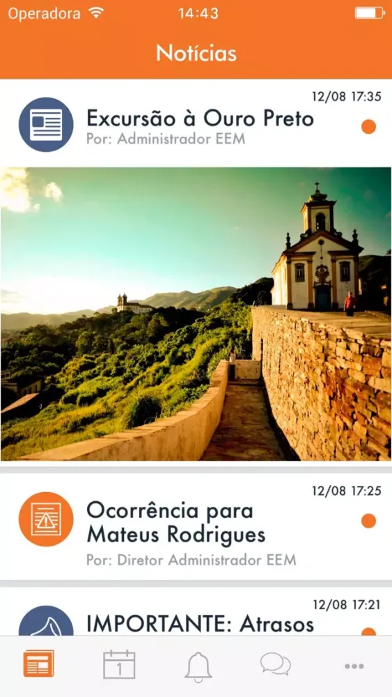 Zrzuty ekranu Intelectual Escola em Movimento