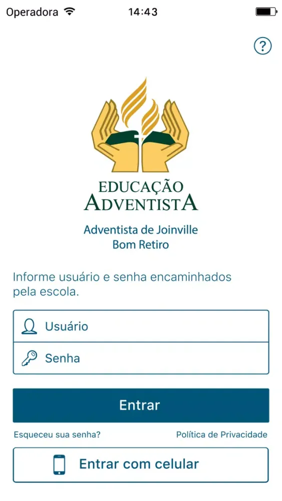 Capturas de tela do Educação Adventista Bom Retiro