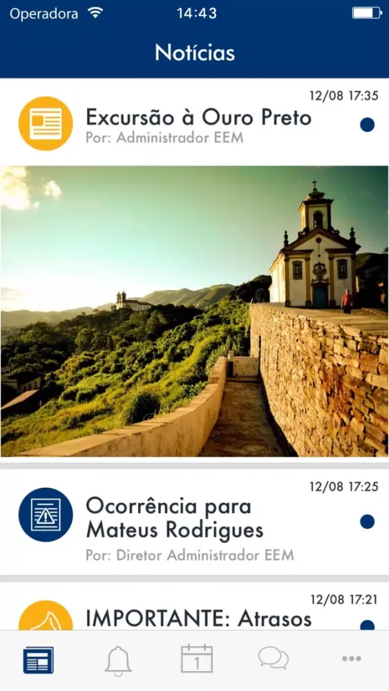 Captures d'écran de Maximus Colégio Ouro Preto