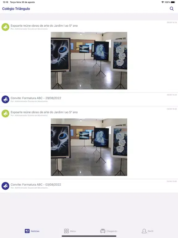Colégio Triângulo iPad  Ekran Görüntüleri