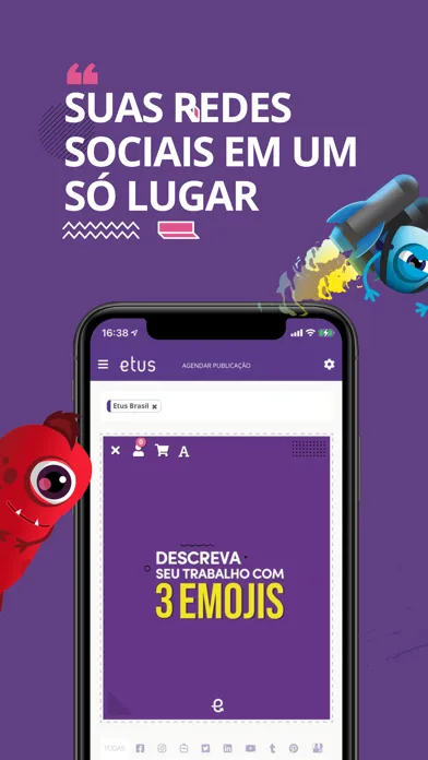 Etus - Gestão de redes sociais 스크린샷