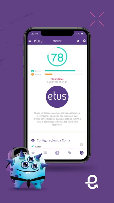 Etus - Gestão de redes sociais 스크린샷