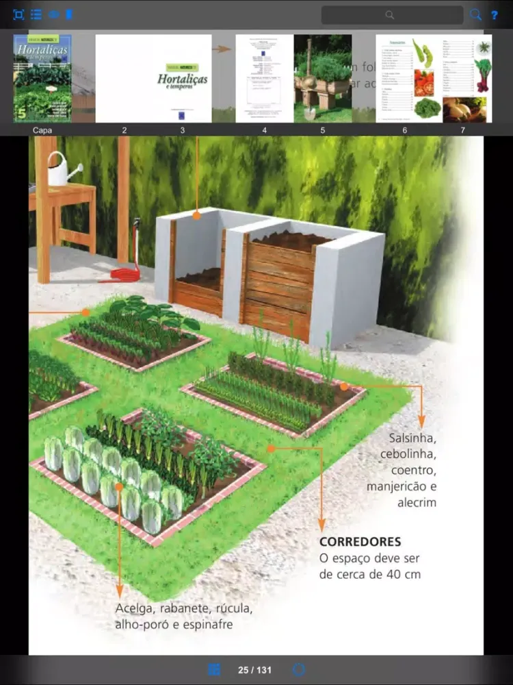 ภาพหน้าจอของ Manual Natureza de Hortaliças e Temperos iPad 