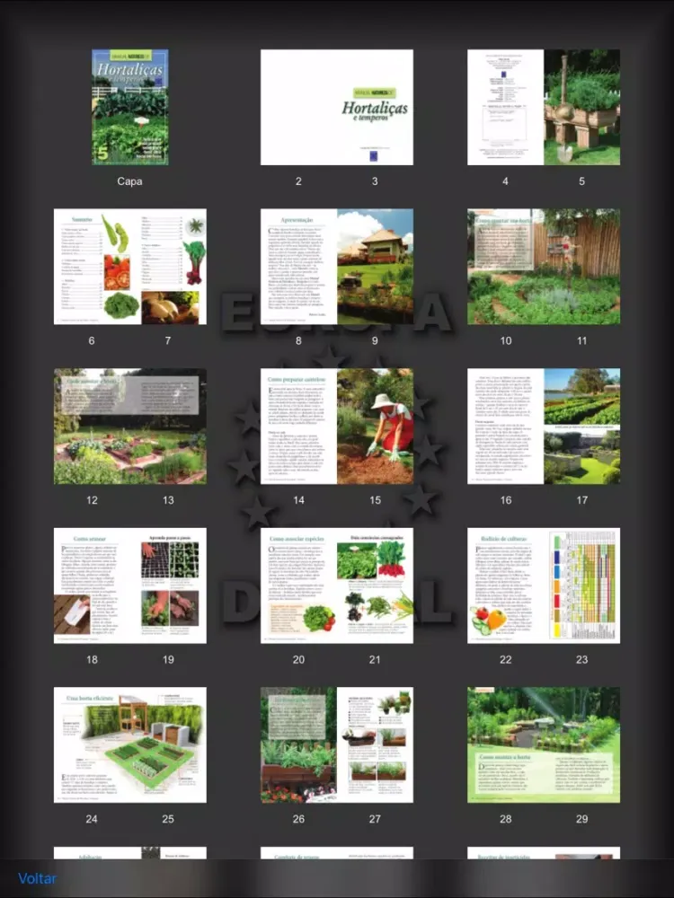 ภาพหน้าจอของ Manual Natureza de Hortaliças e Temperos iPad 