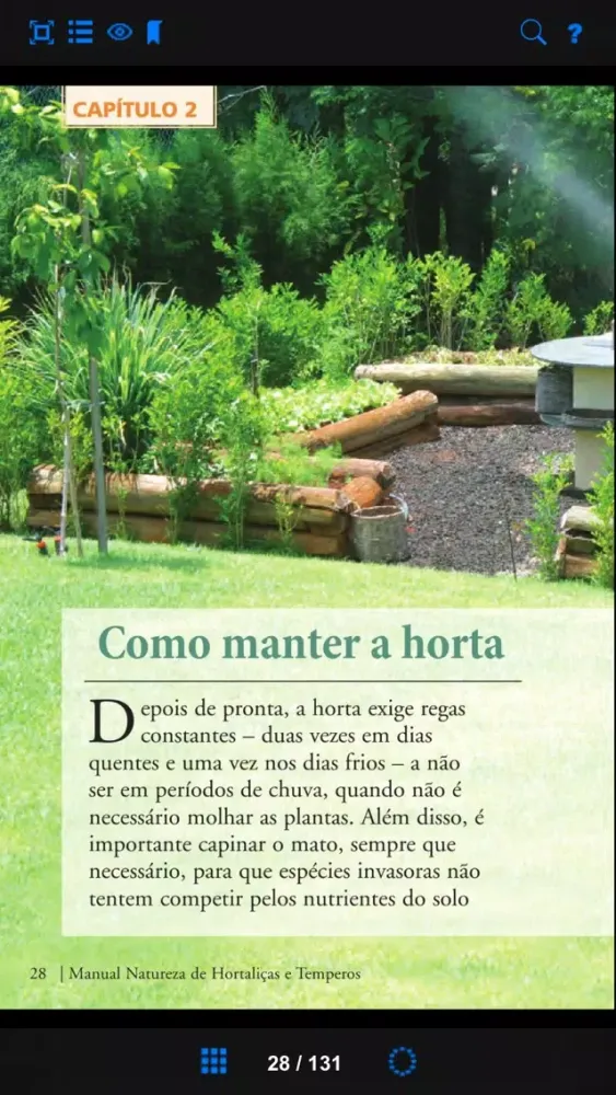 ภาพหน้าจอของ Manual Natureza de Hortaliças e Temperos