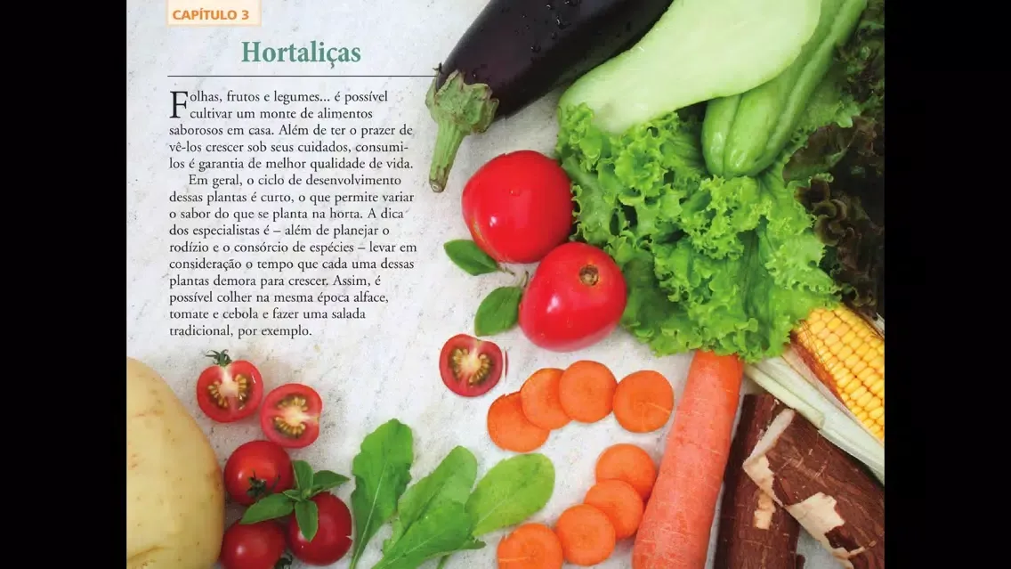 ภาพหน้าจอของ Manual Natureza de Hortaliças e Temperos