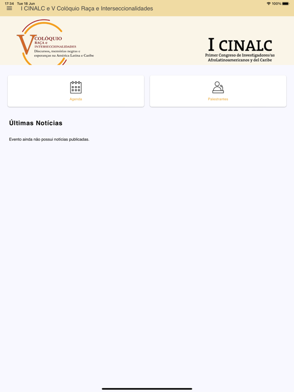 I CINALC e V CRI iPad  Screenshots