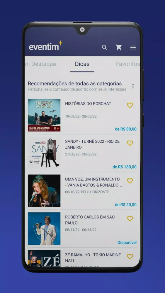 EVENTIM Brasil Screenshots