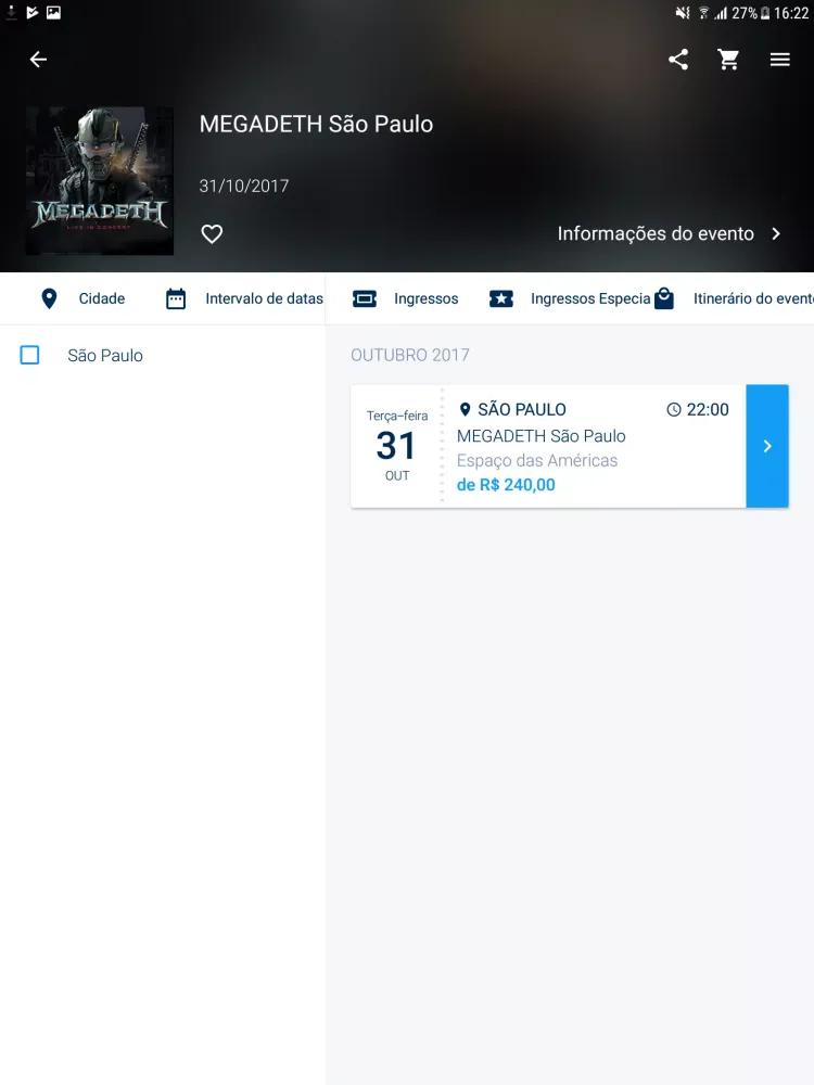 EVENTIM Brasil Screenshots