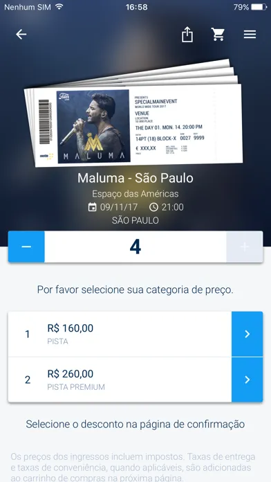 EVENTIM Brasil 스크린샷