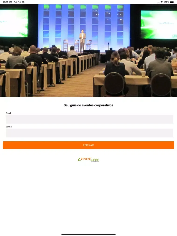 Capturas de pantalla de Eventware iPad 
