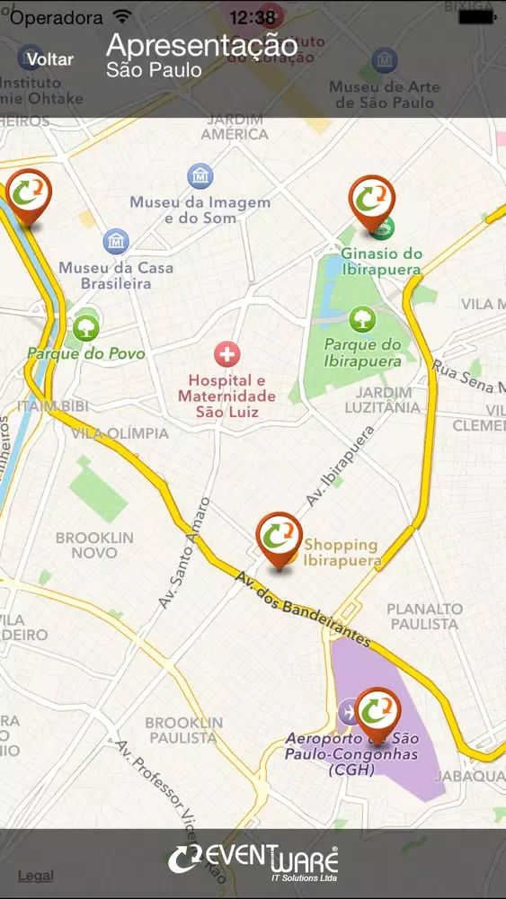 Capturas de pantalla de Eventware