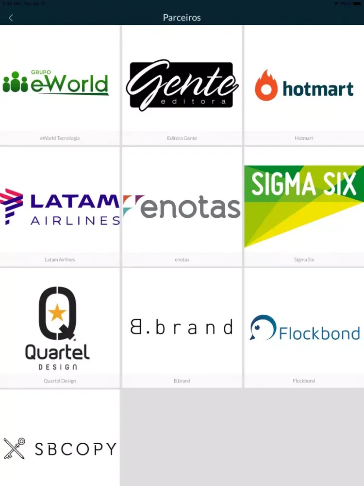 Capturas de pantalla de SDA 2019 iPad 