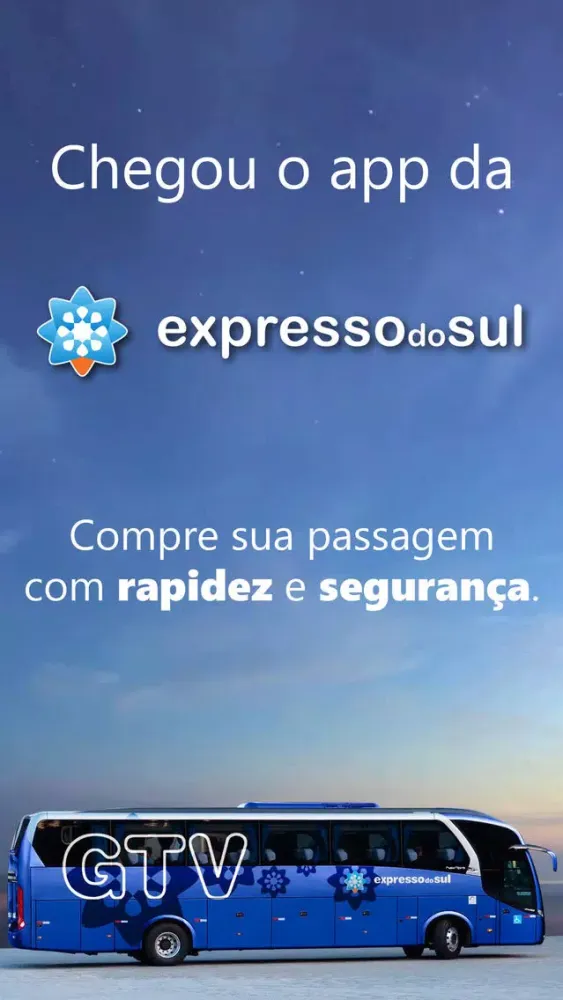 Tangkapan skrin Expresso do Sul App