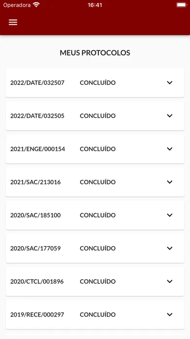 Tangkapan layar Portal do Cliente - EZTEC