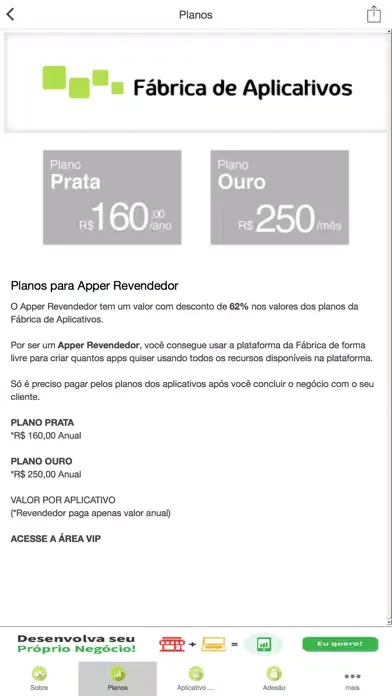 Tangkapan skrin Apper Certificado