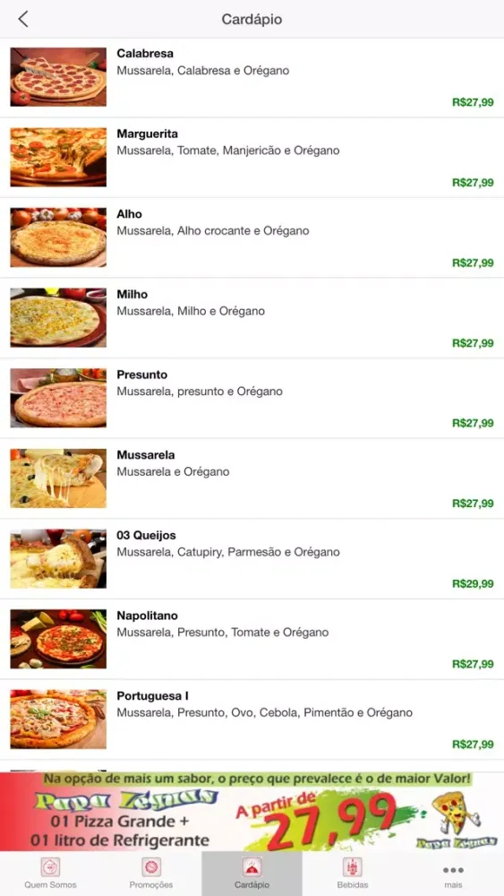 Скриншоты Pizzaria Papa Léguas