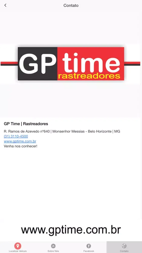 Ảnh chụp màn hình của GP TIME - Rastreadores