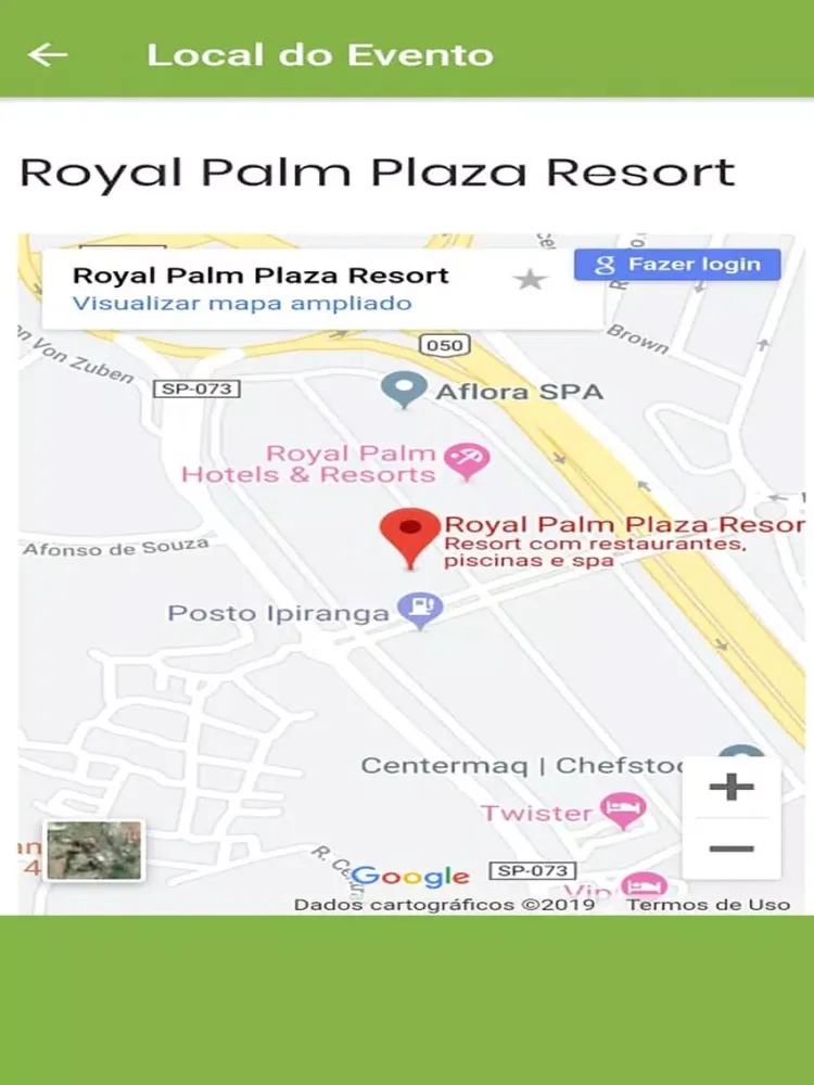 Screenshot di Convenção Agentes iPad 