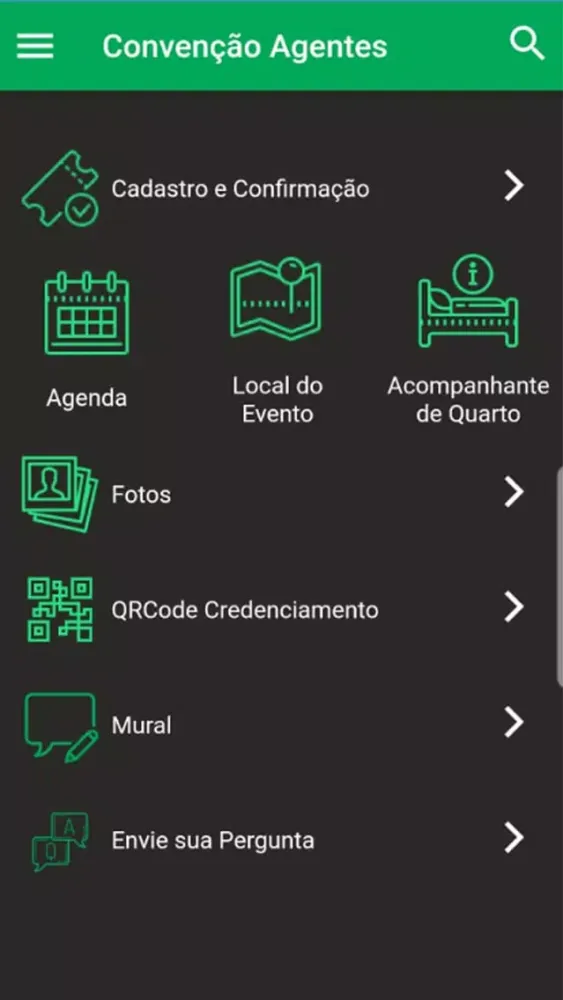 Screenshot di Convenção Agentes