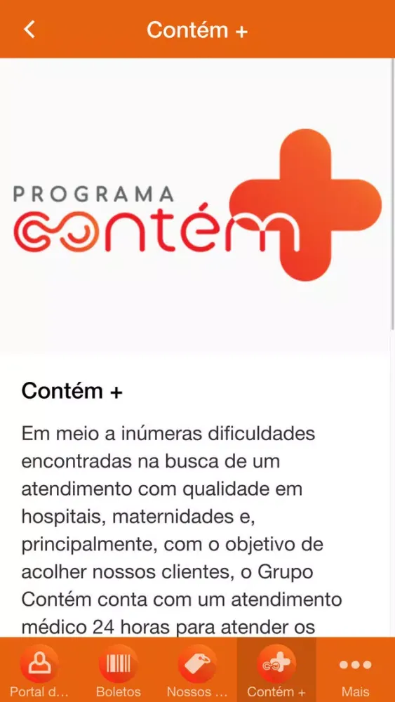 Zrzuty ekranu Grupo Contém - Clientes