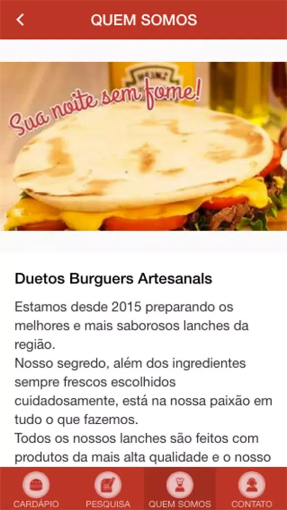 Duetos Burguers應用截圖