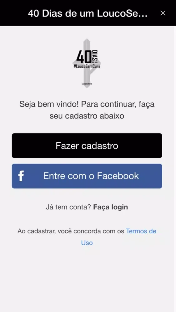 40 Dias de um LoucoSemCura 스크린샷