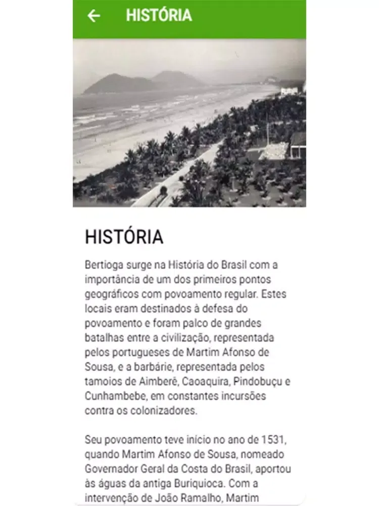 VISITE BERTIOGA iPad  Screenshots