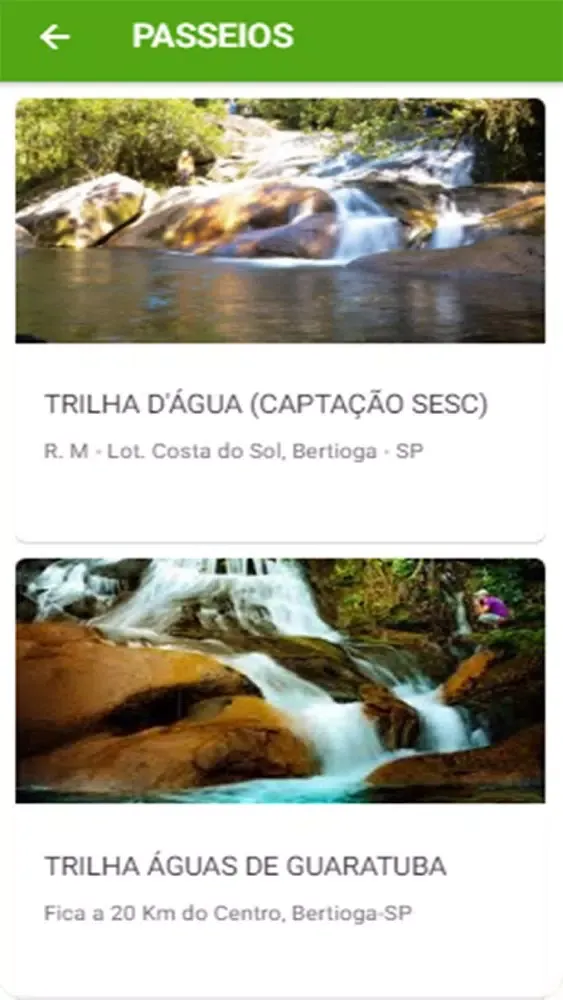 VISITE BERTIOGA Screenshots