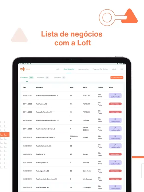 Capturas de pantalla de Loft Corretor iPad 