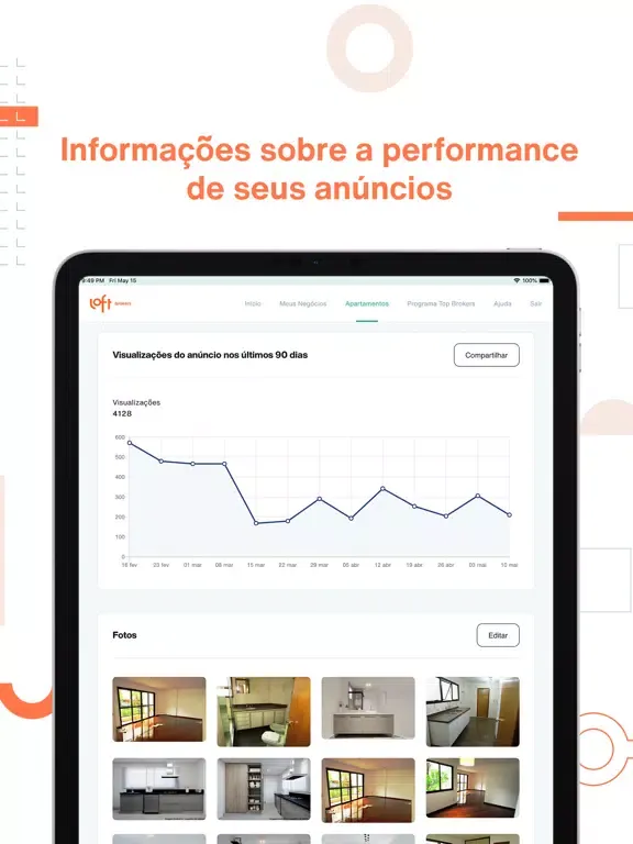 Capturas de pantalla de Loft Corretor iPad 