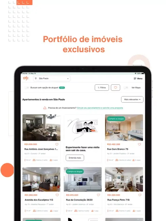 Capturas de pantalla de Loft Corretor iPad 