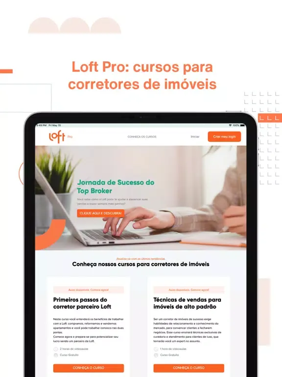 Capturas de pantalla de Loft Corretor iPad 