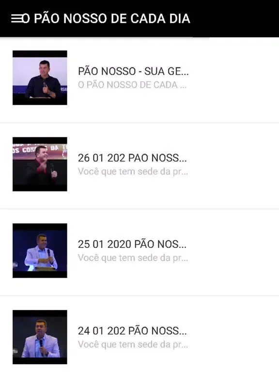 Ảnh chụp màn hình của O PÃO NOSSO DE CADA DIA iPad 