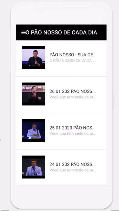 Ảnh chụp màn hình của O PÃO NOSSO DE CADA DIA