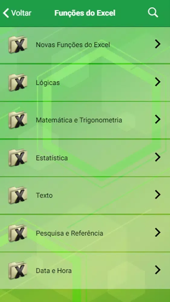Capturas de tela do Me Ajuda Excel
