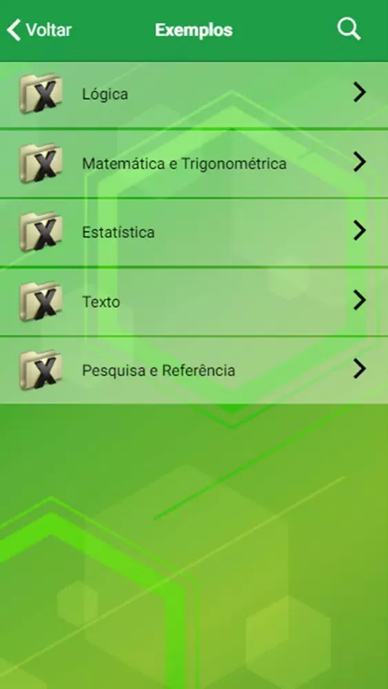 Capturas de tela do Me Ajuda Excel