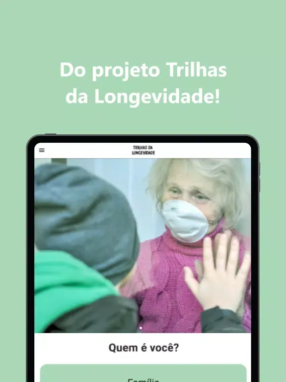 Trilha do Cuidador e Família iPad 应用截图