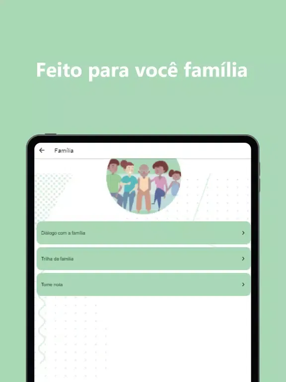 Trilha do Cuidador e Família iPad 应用截图