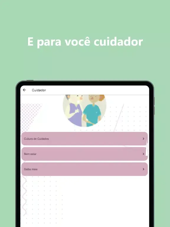 Trilha do Cuidador e Família iPad 应用截图