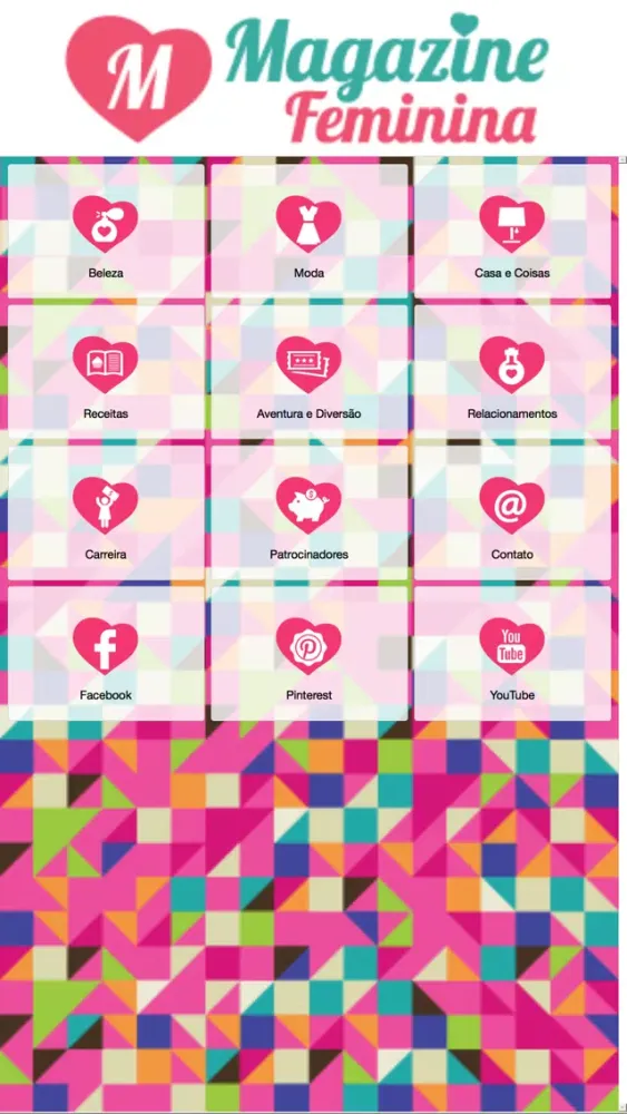 Ảnh chụp màn hình của Magazine Feminina - A revista digital da Mulher Brasileira!