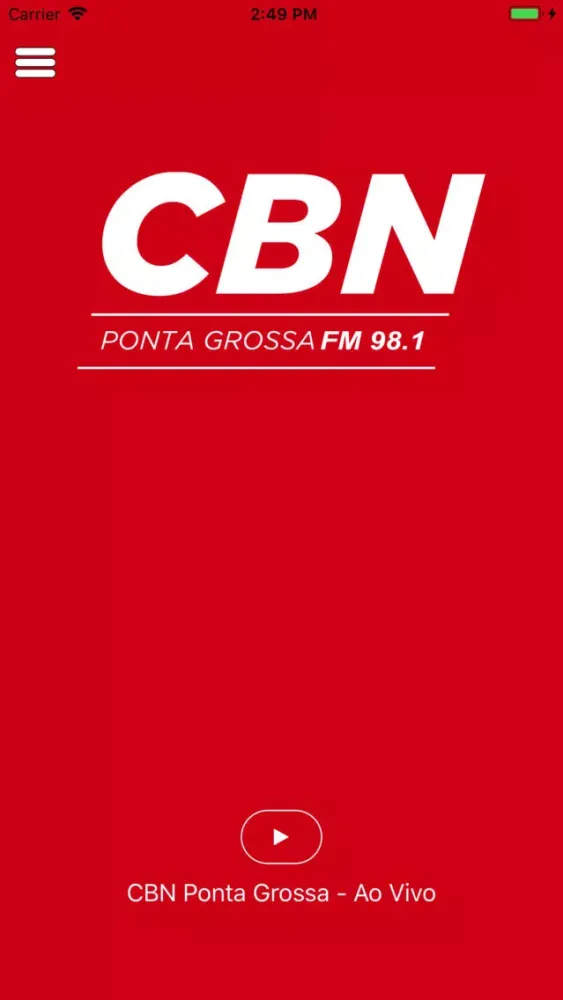 Rádio CBN Ponta Grossa Ekran Görüntüleri